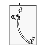 80315TWAA01 - HVAC: Discharge Hose for Honda: Accord Image