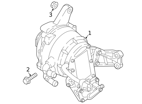 Alternator for 2023 Kia Niro #0