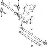 1243300903 - Steering: Tie Rod Assembly for Mercedes-Benz Image