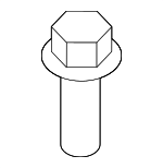 9YA02A004 - Body: Impact Bar Bolt for Mazda: CX-7, CX-9 Image