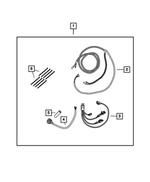 5179783AA - Mopar Accessories - Component Parts: Wiring Harness for Dodge: Durango, Nitro | Jeep: Commander, Compass, Grand Cherokee, Liberty, Patriot, Wrangler Image