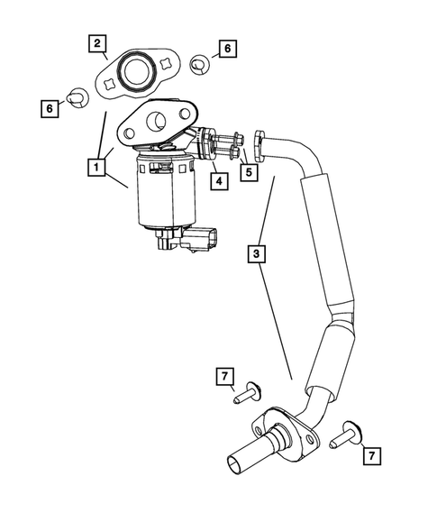EGR System for 2008 Dodge Grand Caravan #0