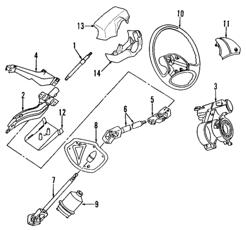 Steering Wheel for 1997 Volkswagen EuroVan #1