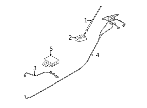 Antenna & Radio for 2012 Ford Fiesta #1
