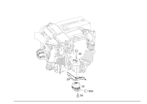 Engine Suspension for 2014 Mercedes-Benz C350 #0