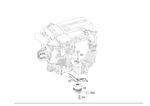 2042400502 - Engine Suspension: Engine Carrier for Mercedes-Benz: C250, C300, C350, C63 AMG Image