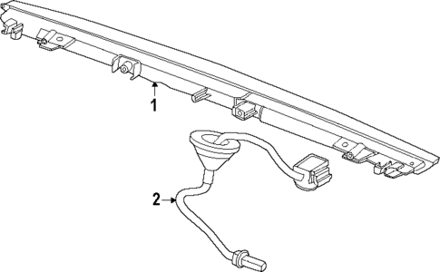 High Mounted Stop Lamp for 2025 Nissan Murano #0