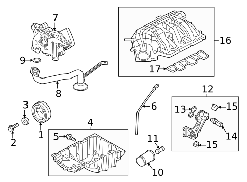 Cylinder Block Components for 2022 Ford F-150 #0