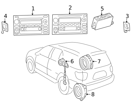Sound System for 2004 Toyota Sequoia #0