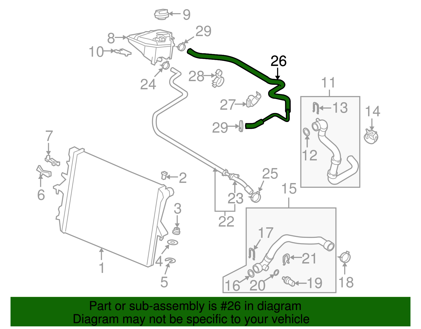 7L8-122-447-F - Overflow Hose 2009-2012 Audi Q7 | Audi OEM Parts Guy