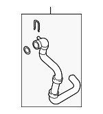 4L0121101 - Belts &amp; Cooling: Radiator Coolant Hose for Audi Image