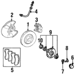 1294281035 - : Brake Hose for Mercedes-Benz Image