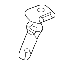 52108226262 - Body: Headrest Guide for BMW: 323Ci, 323i, 325Ci, 325i, 325xi, 328Ci, 328i, 330Ci, 330i, 330xi, M3, X3, X5 Image