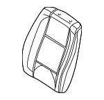 52108214911 - Body: Seat Back Pad for BMW: 323i, 325i, 325xi, 328i, 330i, 330xi Image