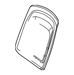 52108235900 - Body: Seat Back Panel for BMW: 323Ci, 323i, 325Ci, 325i, 325xi, 328Ci, 328i, 330Ci, 330i, 330xi, M3 Image