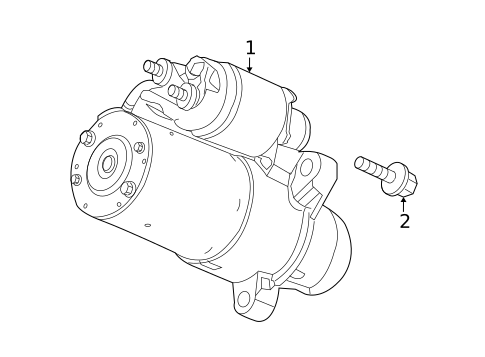 Starter for 2014 Buick LaCrosse #0