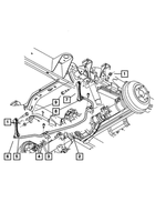 6508106AA - Rear Suspension: Shoulder Screw, Mounting for Mopar Image