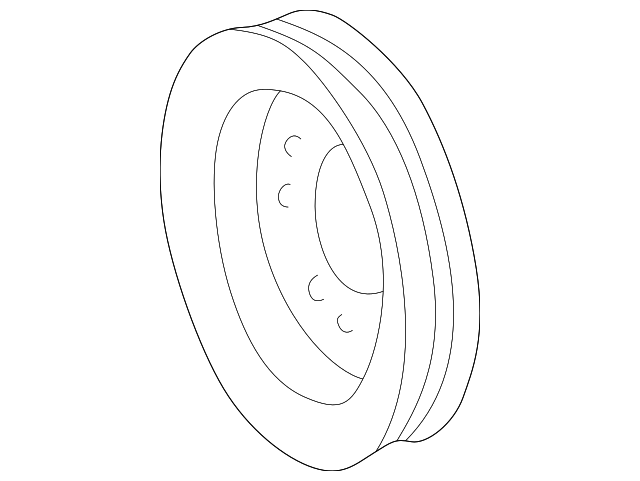 603-032-04-04 - Belt Pulley Mercedes-Benz USA Parts