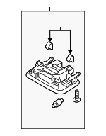 92850AA000NNB - Body: Dome Lamp for Hyundai Image