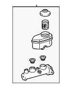 19209255 - Body: Master Cylinder for Buick: LeSabre, Park Avenue | Cadillac: DeVille, Seville | Pontiac: Bonneville Image