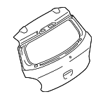 5801B487 - : Lift Gate for Mitsubishi: Mirage Image