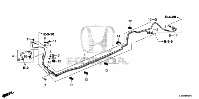 Fuel Pipe for 2015 Honda Accord #0