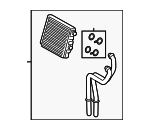 64116844853 - HVAC: Heater Core for BMW: Alpina XB7, X7 Image