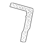 3B9885753B4ES - Body: Seat Back Panel for Volkswagen Image