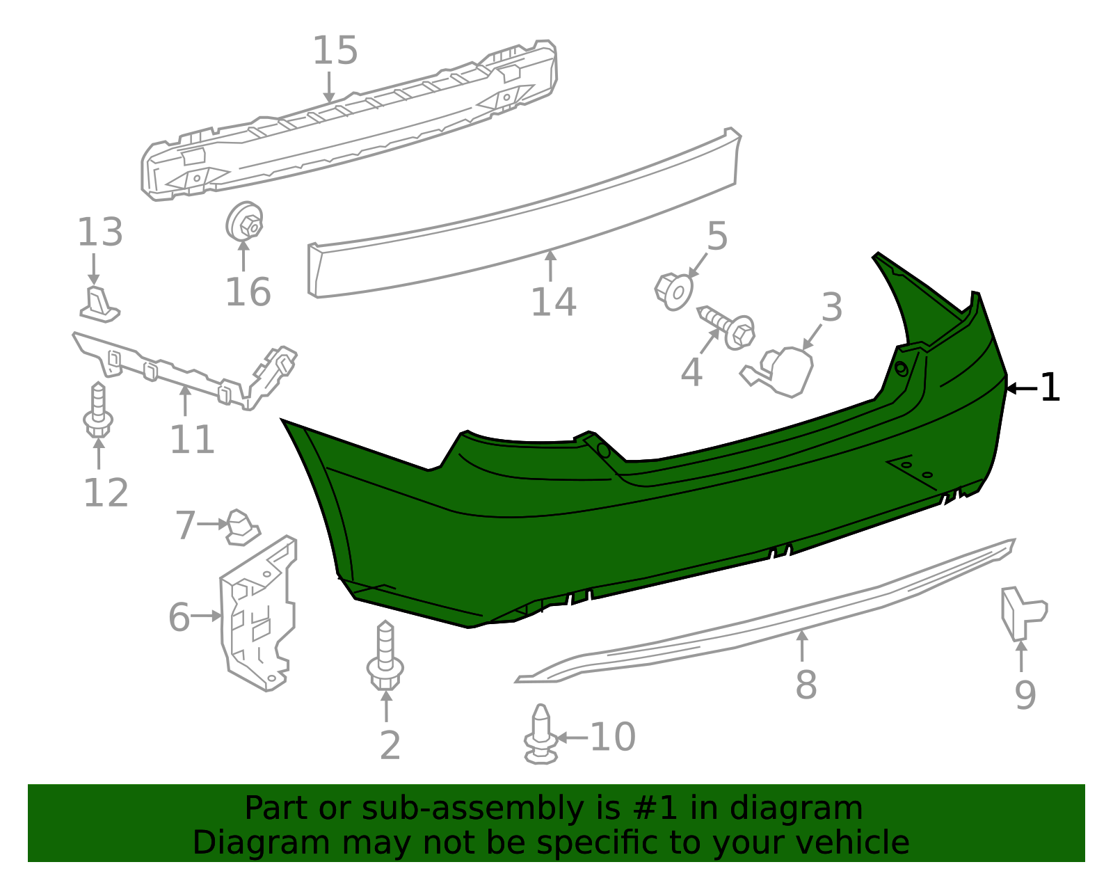 52159-06989 - Cover Rear Bumper L C | Nucar Toyota of North Attleboro