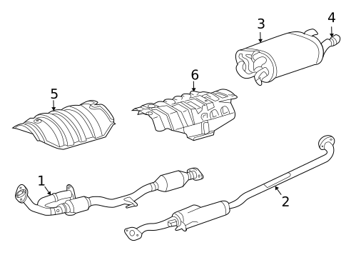 Exhaust Components for 2007 Toyota Solara #0