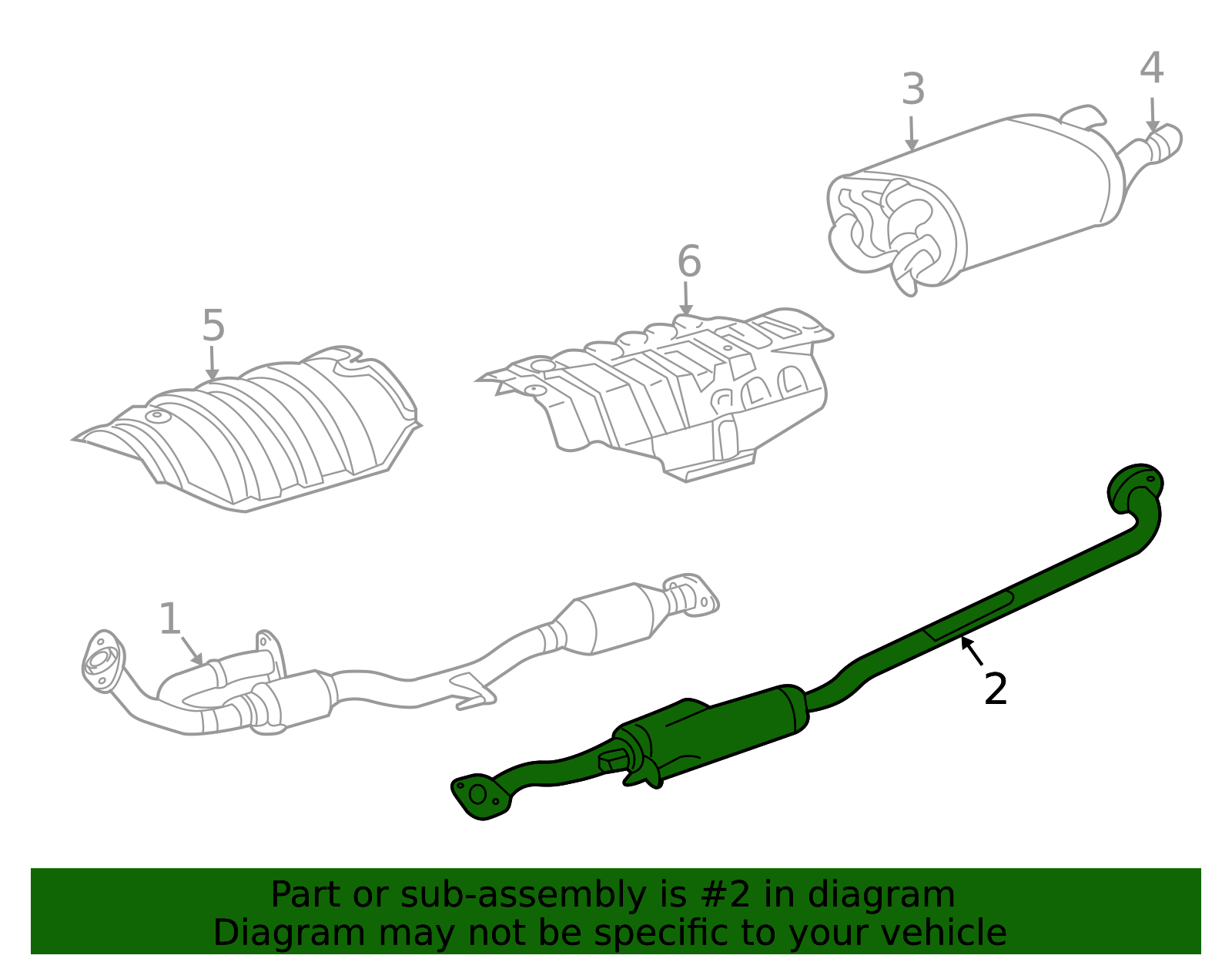 2004-2008 Toyota Center Pipe 17420-0A290 | MotorMotor