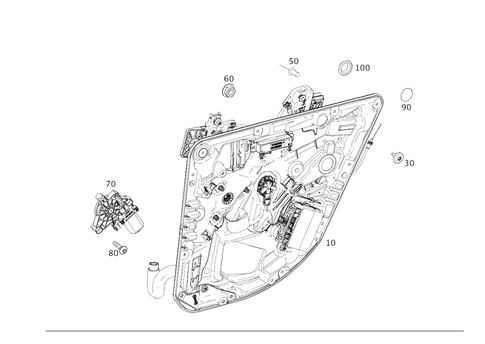 Window Regulator for 2020 Mercedes-Benz AMG GT 63 #0