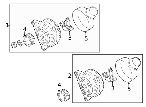 Alternator for 2014 Audi RS7 #0