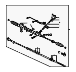 MR589344 - Steering: Gear Assembly for Mitsubishi Image