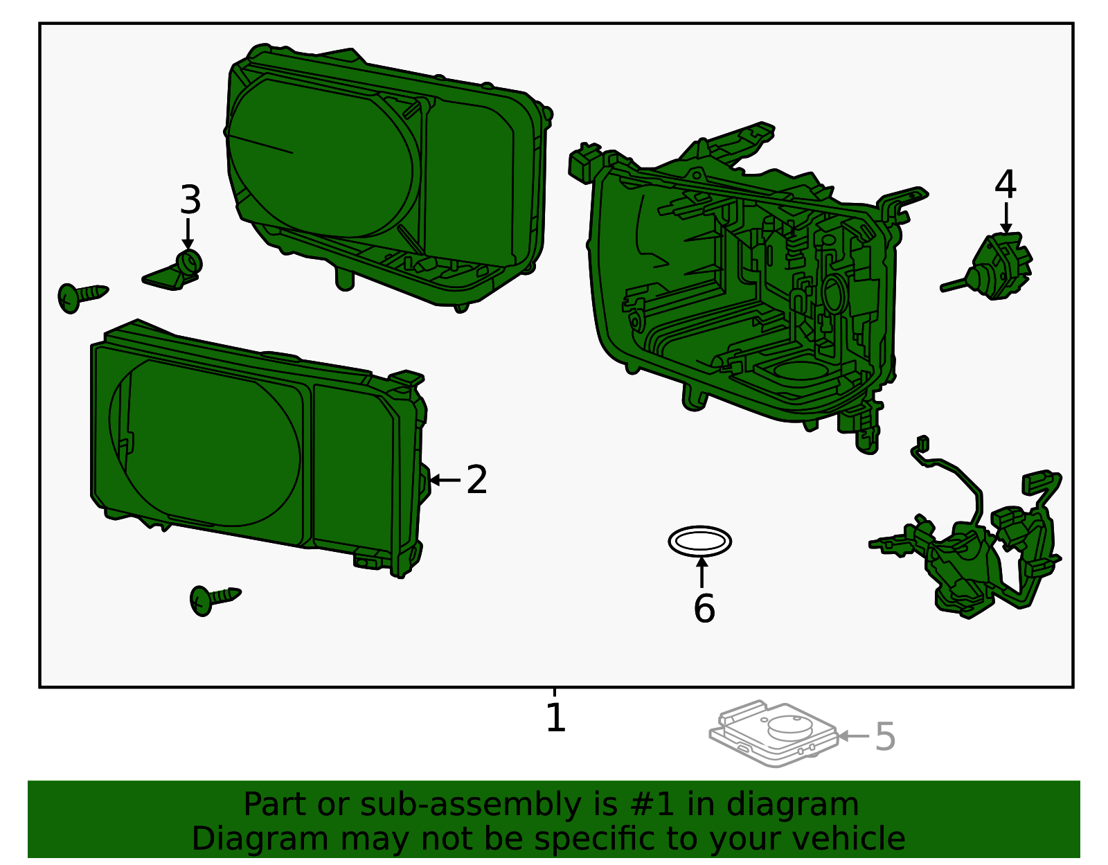 照明器具 新品 2024-2025 Toyota Land Cruiser Composite Assembly 81145-60N90