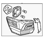 3CN945096B - : Tail Lamp for Volkswagen: Atlas Image