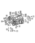 6104006AA - 3.0L Turbo Diesel; Engine: Torx Socket Head Bolt for Mopar Image