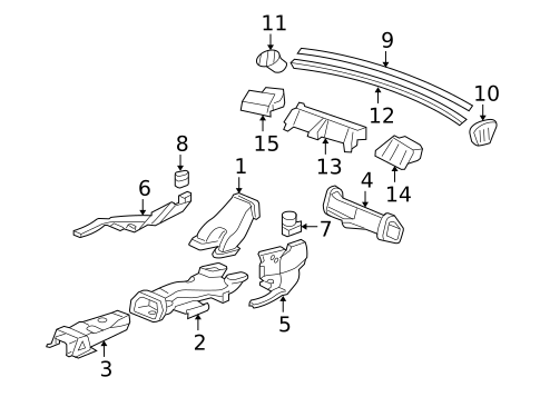 Ducts for 2006 Acura RL #0