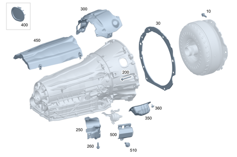 Attached Parts for Transmission, Oil Filler Pipe for 2022 Mercedes-Benz GLS450 #0