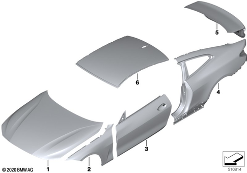 Outer Panels for 2026 BMW M4 Competition #0