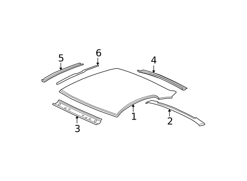 Roof & Components for 2003 Oldsmobile Alero #0