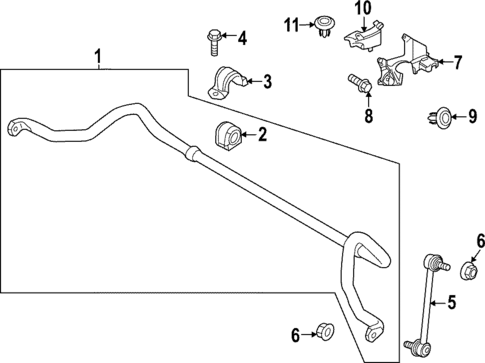Stabilizer Bar & Components for 2023 Mazda MX-30 EV #0