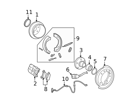 Anti-Lock Brakes for 2007 Mercury Mountaineer #0