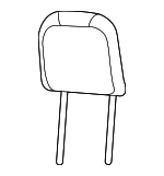 7FR96TX7AA - Body: Headrest for Jeep: Gladiator, Wrangler Image