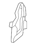 6DJ39TX7AE - Body: Hinge Cover for Jeep: Gladiator, Wrangler Image