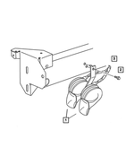 4865499AB - : Horn And Bracket for Mopar Image