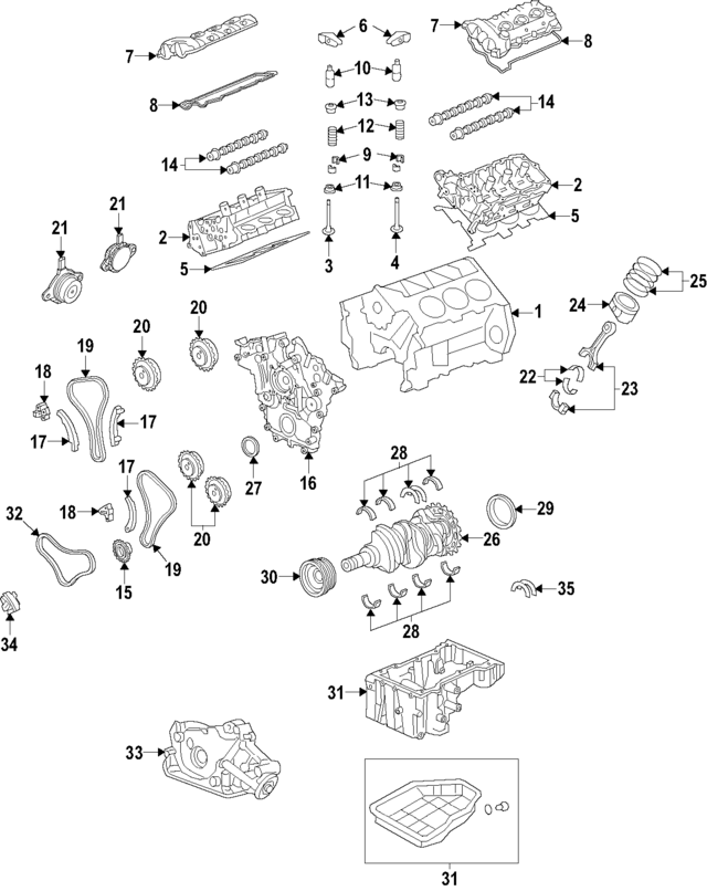 243123N401 - : Timing Chain for Hyundai Image