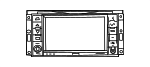 68258400AH - Electrical: Display Unit for Dodge: Challenger, Charger Image