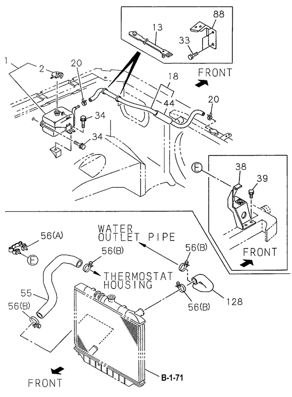 Radiator Hose for 1997 Honda Passport #0