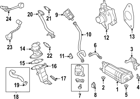 Emission Components for 2025 Subaru WRX #0